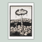 Mushrooms Julie De Graag Vintage Print - A3