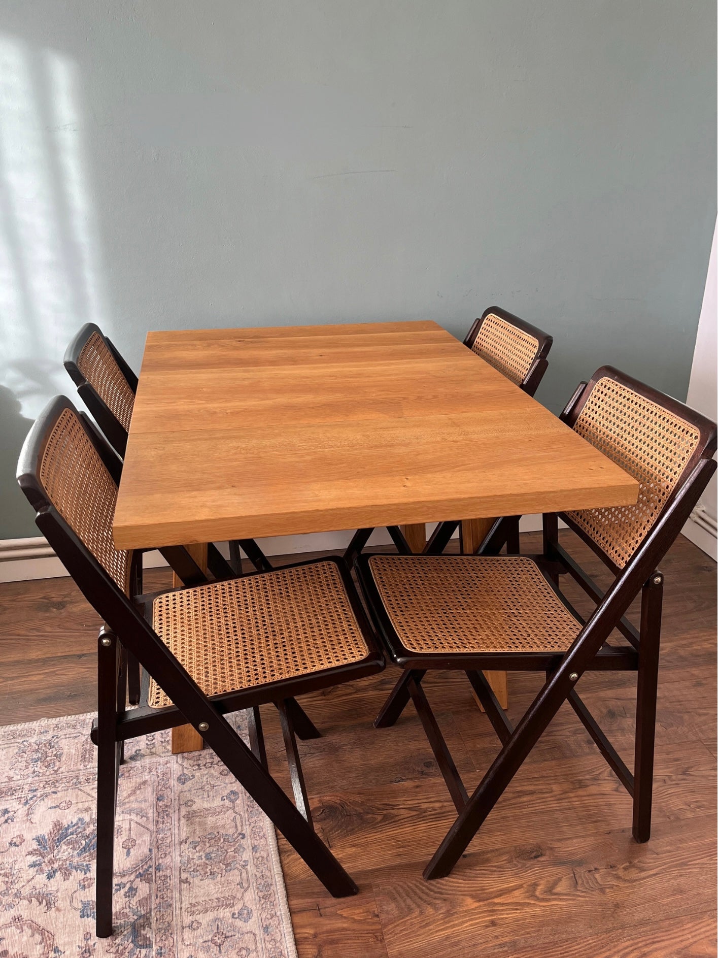 1960s Cane Folding Chairs