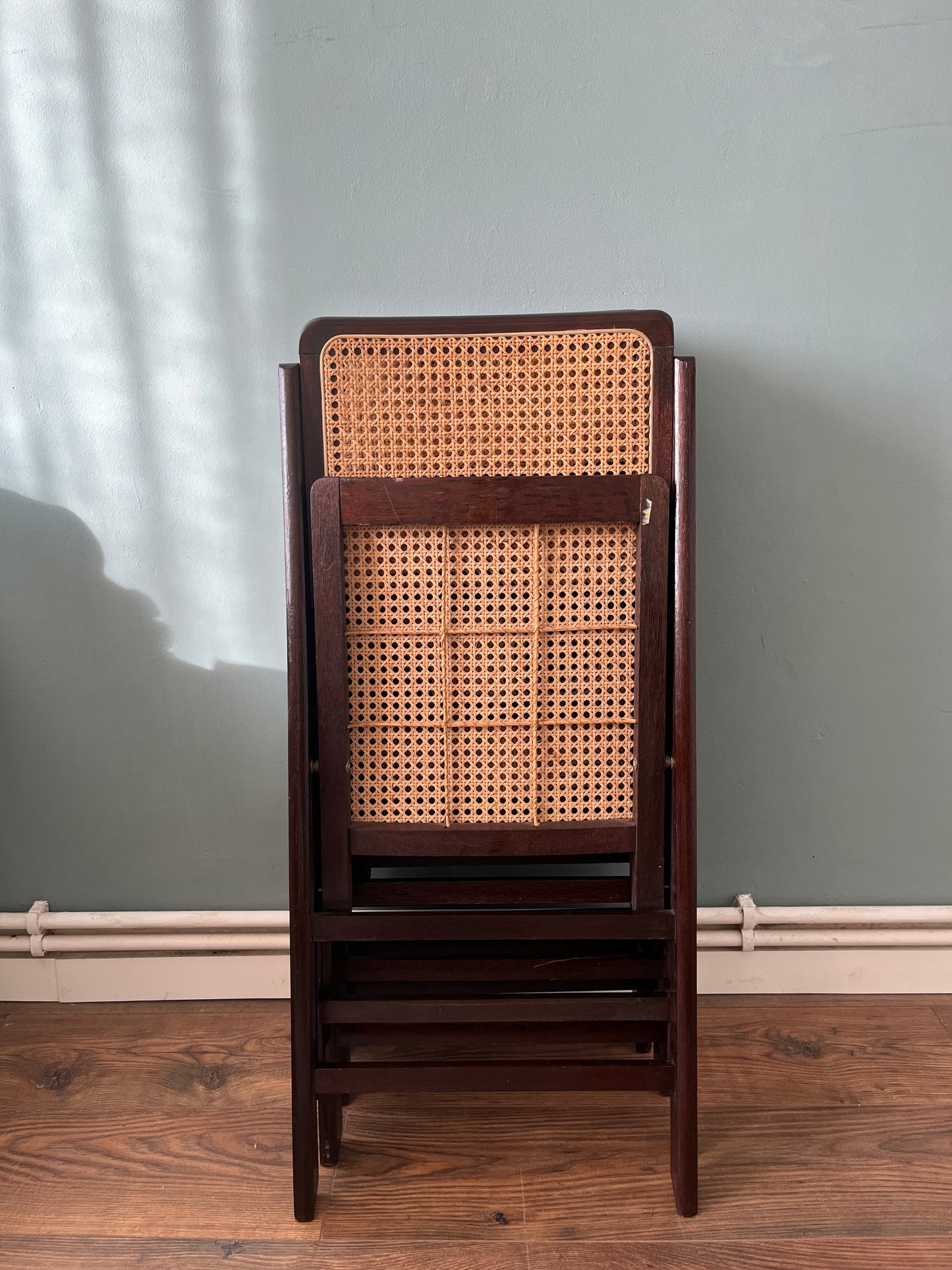 1960s Cane Folding Chairs