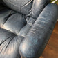 Erkones Stressless 1970s Leather Armchair & Foot Rest