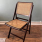 1960s Cane Folding Chairs