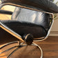 Erkones Stressless 1970s Leather Armchair & Foot Rest